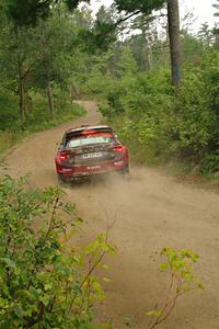 Conner Martell / Alex Gelsomino Skoda Fabia RS Rally2 on SS11, Otterkill I.