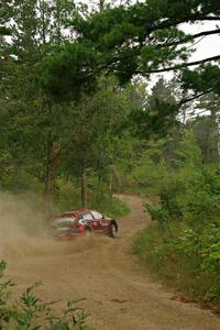 Conner Martell / Alex Gelsomino Skoda Fabia RS Rally2 on SS11, Otterkill I.