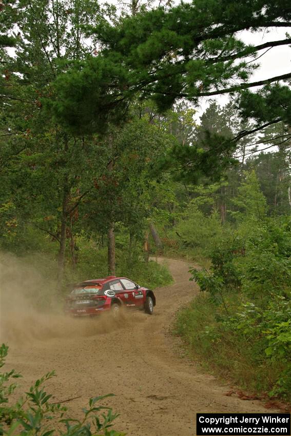 Conner Martell / Alex Gelsomino Skoda Fabia RS Rally2 on SS11, Otterkill I.