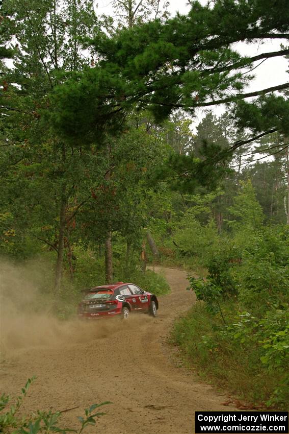 Conner Martell / Alex Gelsomino Skoda Fabia RS Rally2 on SS11, Otterkill I.