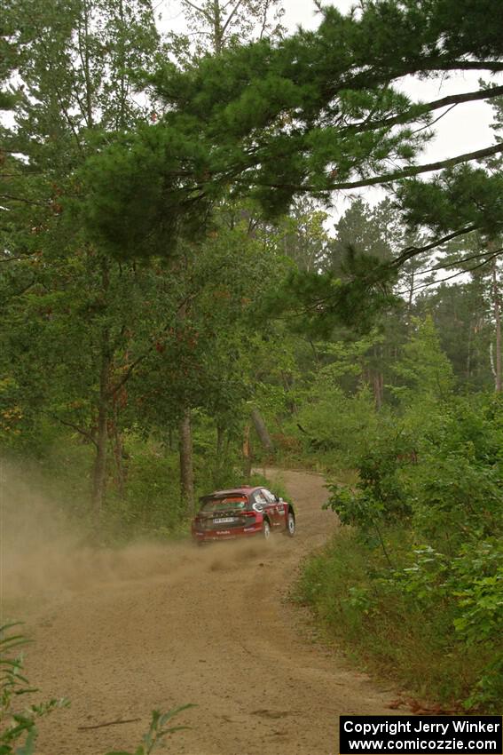 Conner Martell / Alex Gelsomino Skoda Fabia RS Rally2 on SS11, Otterkill I.