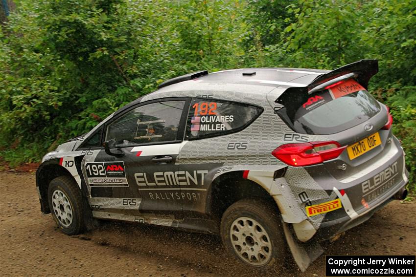 Javier Olivares / K.J. Miller Ford Fiesta Rally2 on SS11, Otterkill I.