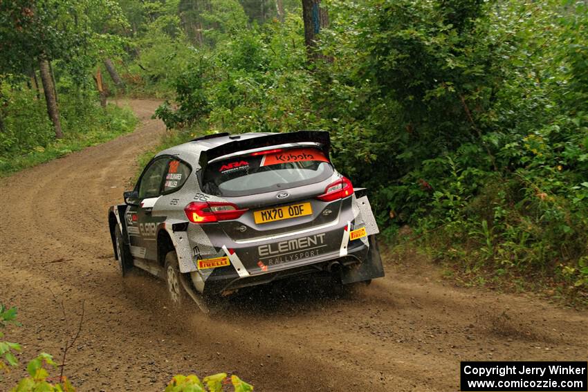 Javier Olivares / K.J. Miller Ford Fiesta Rally2 on SS11, Otterkill I.