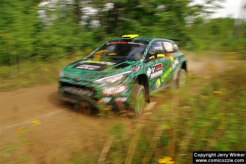 Alastair Scully / Stefan Trajkov Hyundai i20 R5 on SS11, Otterkill I.