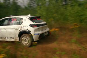 Sean Donnelly / Zach Pfeil Peugeot 208 Rally4 on SS11, Otterkill I.