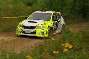 Vincent Trudel / Glen Ray Subaru WRX STi on SS11, Otterkill I.
