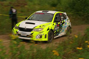Vincent Trudel / Glen Ray Subaru WRX STi on SS11, Otterkill I.