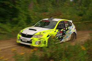 Vincent Trudel / Glen Ray Subaru WRX STi on SS11, Otterkill I.