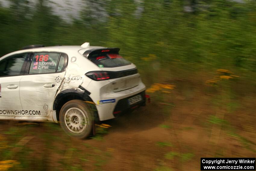 Sean Donnelly / Zach Pfeil Peugeot 208 Rally4 on SS11, Otterkill I.
