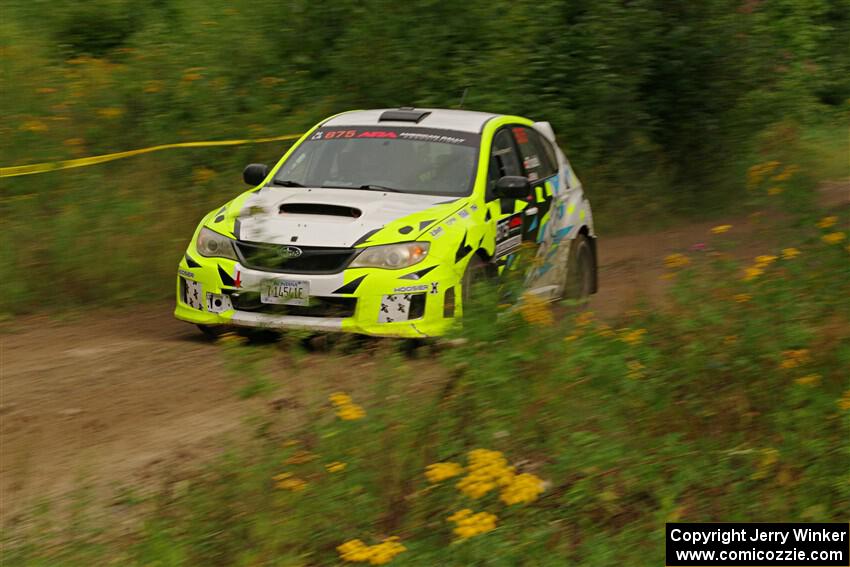 Vincent Trudel / Glen Ray Subaru WRX STi on SS11, Otterkill I.