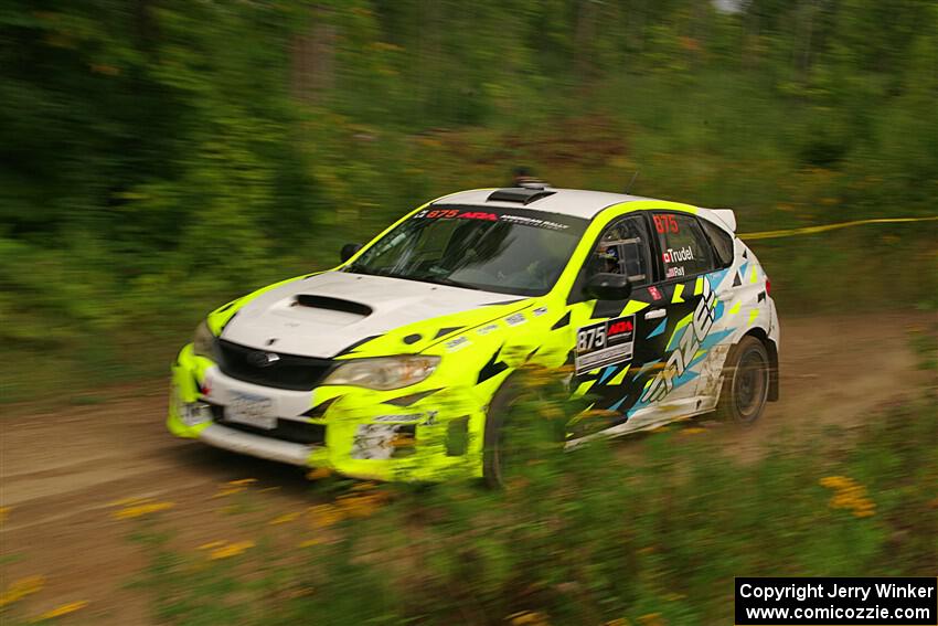 Vincent Trudel / Glen Ray Subaru WRX STi on SS11, Otterkill I.