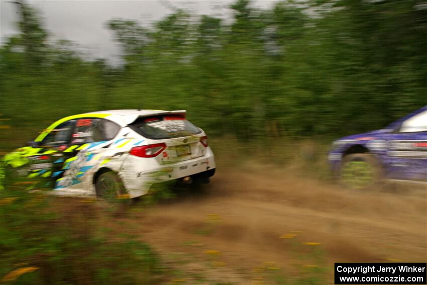 Vincent Trudel / Glen Ray Subaru WRX STi on SS11, Otterkill I.