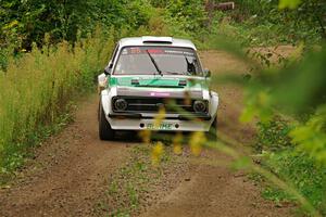 Seamus Burke / Gary McElhinney Ford Escort Mk II on SS11, Otterkill I.