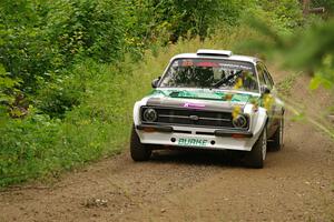 Seamus Burke / Gary McElhinney Ford Escort Mk II on SS11, Otterkill I.
