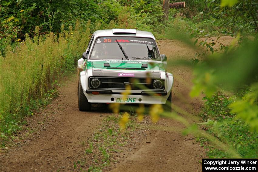 Seamus Burke / Gary McElhinney Ford Escort Mk II on SS11, Otterkill I.