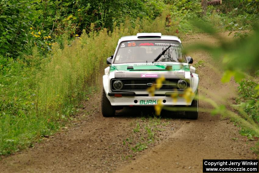 Seamus Burke / Gary McElhinney Ford Escort Mk II on SS11, Otterkill I.