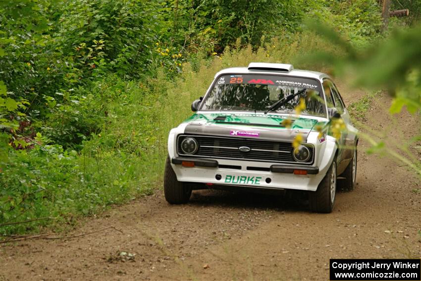 Seamus Burke / Gary McElhinney Ford Escort Mk II on SS11, Otterkill I.