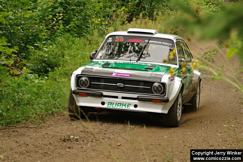 Seamus Burke / Gary McElhinney Ford Escort Mk II on SS11, Otterkill I.