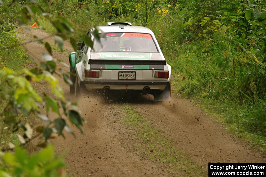 Seamus Burke / Gary McElhinney Ford Escort Mk II on SS11, Otterkill I.