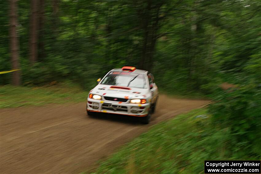 Richard Donovan / Greg Donovan Subaru Impreza on SS11, Otterkill I.