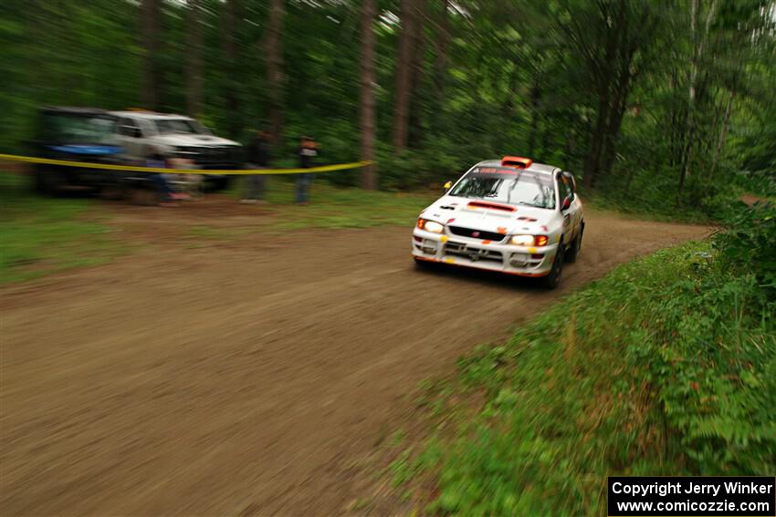 Richard Donovan / Greg Donovan Subaru Impreza on SS11, Otterkill I.