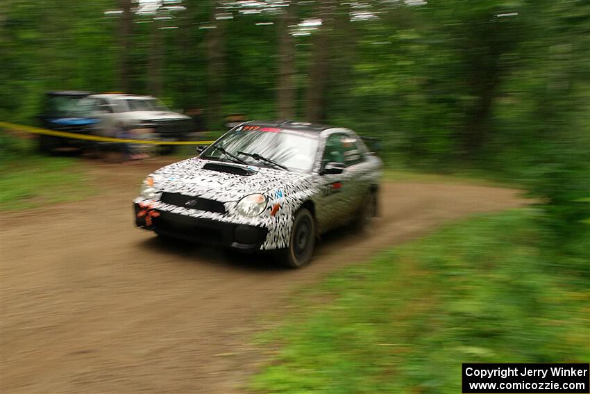 Peter Farrow / Jackson Sedivy Subaru WRX on SS11, Otterkill I.