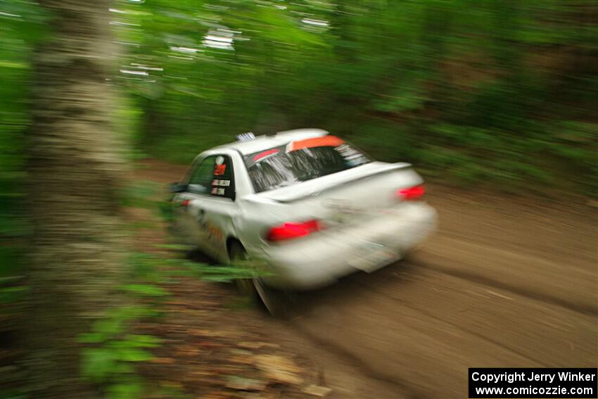 Jack Nelson / Isaac Zink Subaru Impreza on SS11, Otterkill I.