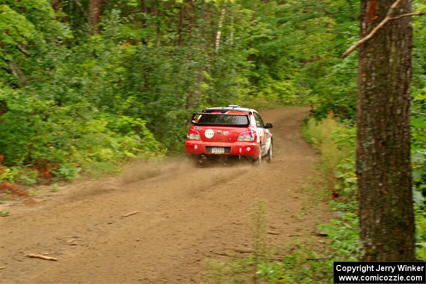 Scott Crouch / Elizabeth Crouch Subaru WRX on SS11, Otterkill I.