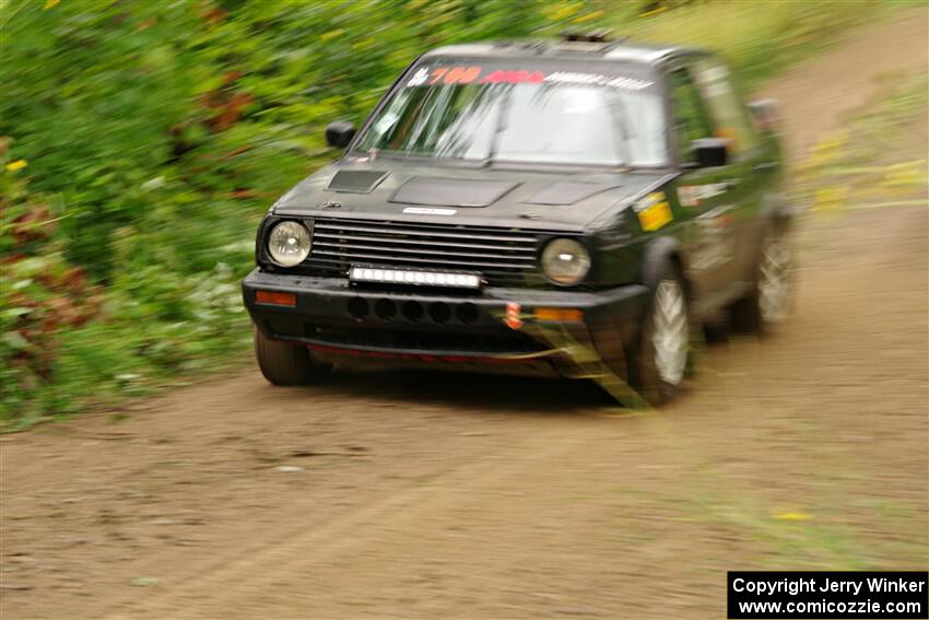 Andy Cowan / John Vinti VW Jetta VR6 on SS11, Otterkill I.