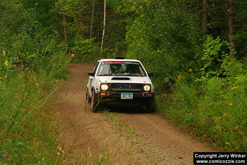 Josh Nykanen / Corey Morris VW GTI on SS11, Otterkill I.