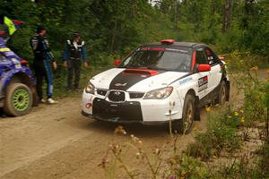 Jason Cook / Maggie Tu Subaru WRX on SS11, Otterkill I.