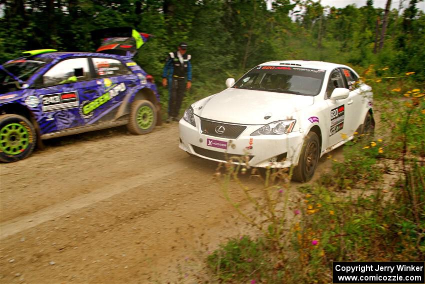 Scott Pedersen / Ryan Scott Lexus IS250 on SS11, Otterkill I.