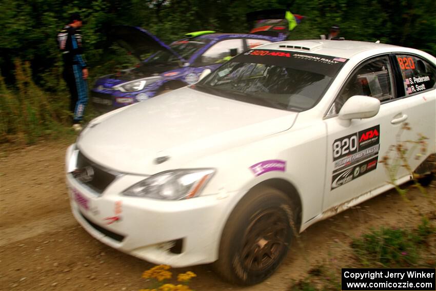 Scott Pedersen / Ryan Scott Lexus IS250 on SS11, Otterkill I.
