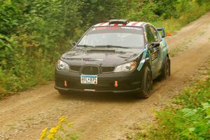 Matt James / Jackie James Subaru Impreza on SS11, Otterkill I.