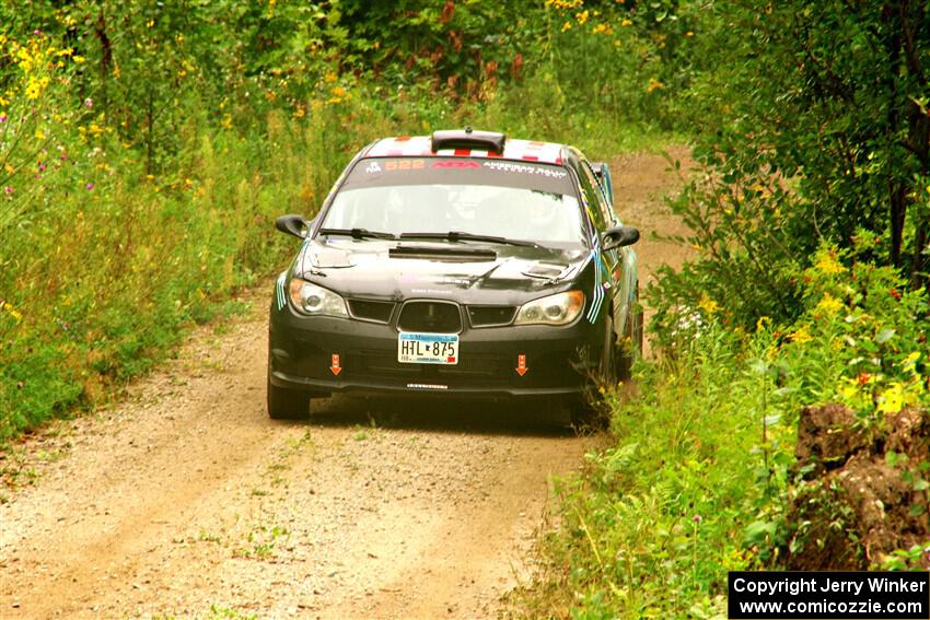 Matt James / Jackie James Subaru Impreza on SS11, Otterkill I.