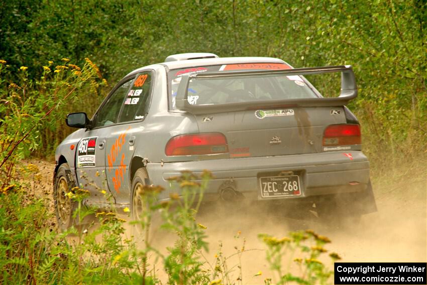 Josh Kemp / Danielle Kemp Subaru Impreza on SS11, Otterkill I.