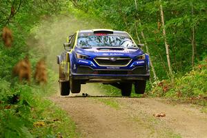 Brandon Semenuk / Keaton Williams Subaru WRX ARA25 on SS15, Otterkill II.