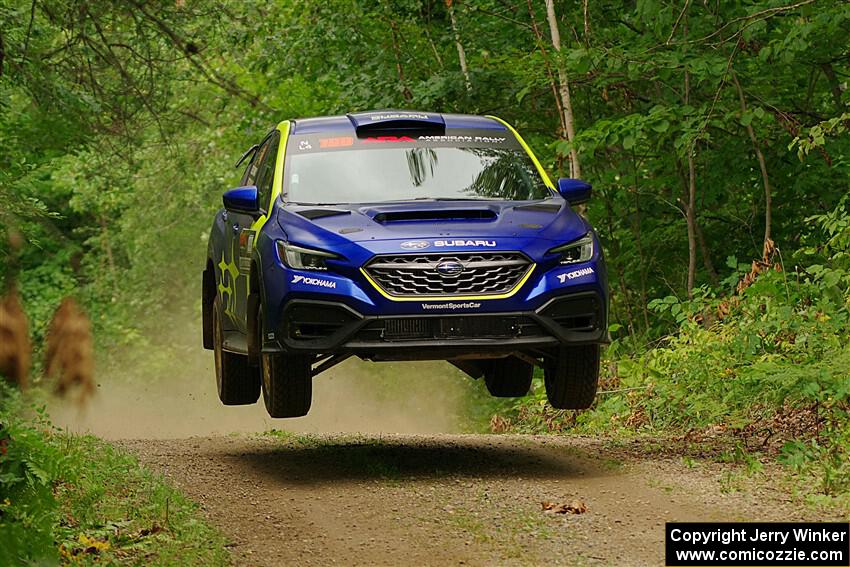 Travis Pastrana / Rhianon Gelsomino Subaru WRX ARA25L on SS15, Otterkill II.