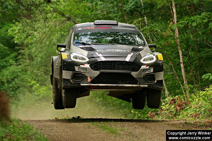 Javier Olivares / K.J. Miller Ford Fiesta Rally2 on SS15, Otterkill II.