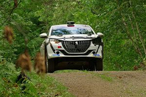 Sean Donnelly / Zach Pfeil Peugeot 208 Rally4 on SS15, Otterkill II.
