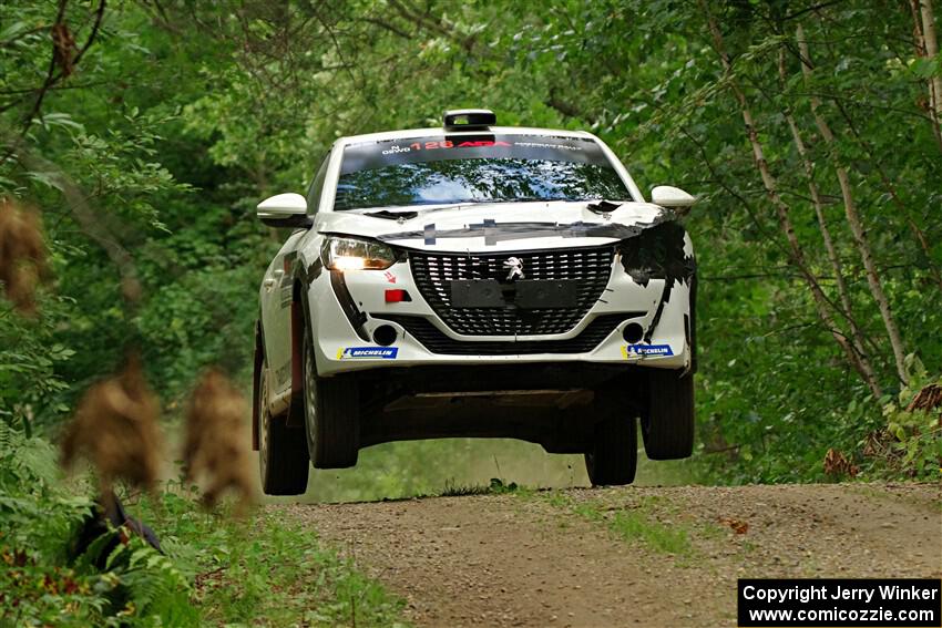 Sean Donnelly / Zach Pfeil Peugeot 208 Rally4 on SS15, Otterkill II.