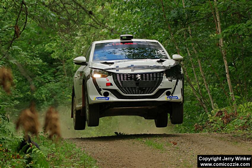 Sean Donnelly / Zach Pfeil Peugeot 208 Rally4 on SS15, Otterkill II.