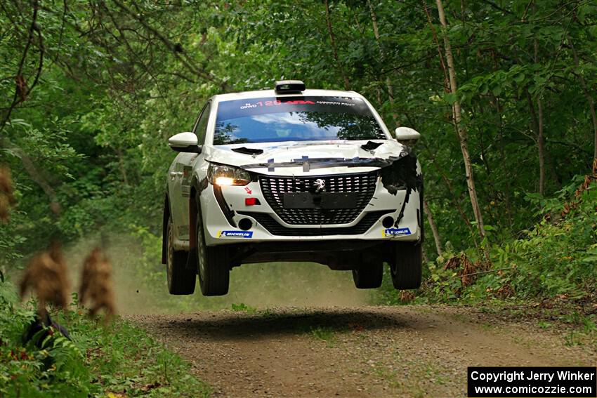 Sean Donnelly / Zach Pfeil Peugeot 208 Rally4 on SS15, Otterkill II.