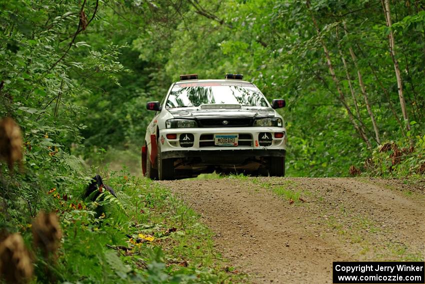Aidan Hicks / John Hicks Subaru Impreza Wagon on SS15, Otterkill II.