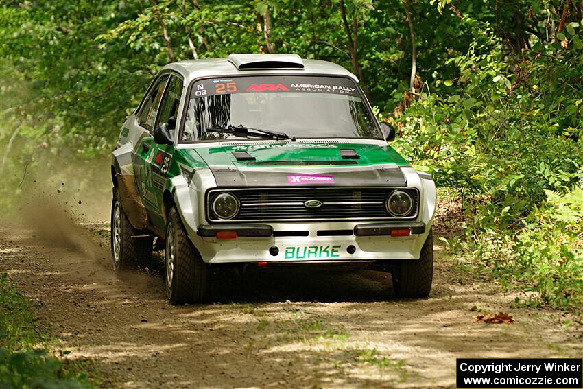Seamus Burke / Gary McElhinney Ford Escort Mk II on SS15, Otterkill II.