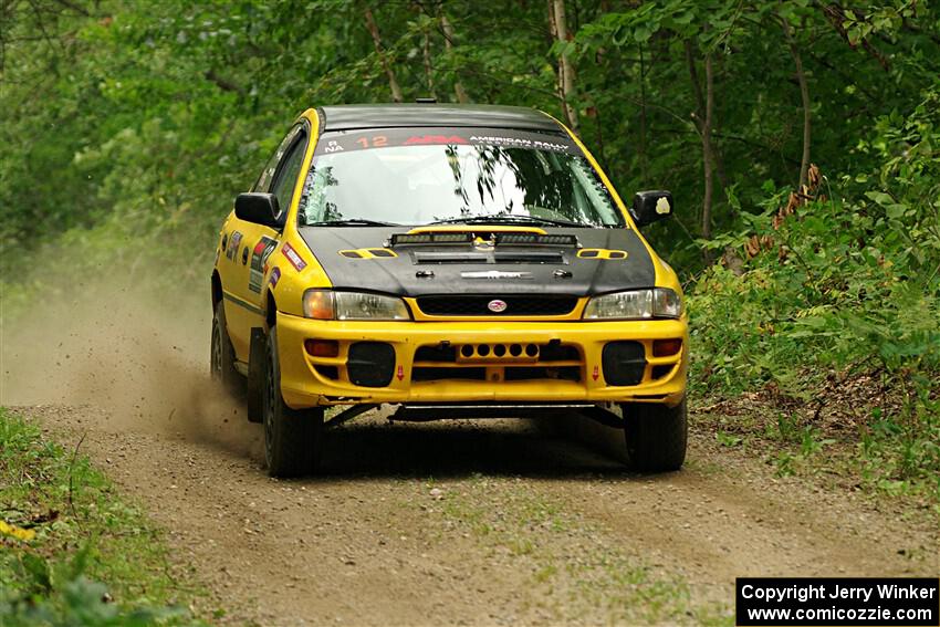 Steve Gingras / Katie Gingras Subaru Impreza on SS15, Otterkill II.