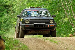Andy Cowan / John Vinti VW Jetta VR6 on SS15, Otterkill II.
