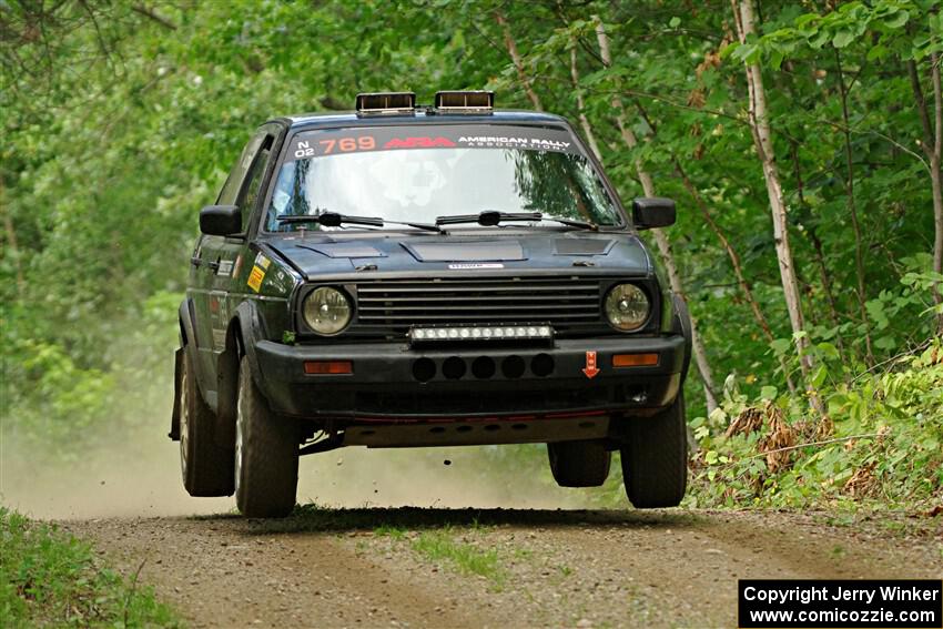 Andy Cowan / John Vinti VW Jetta VR6 on SS15, Otterkill II.