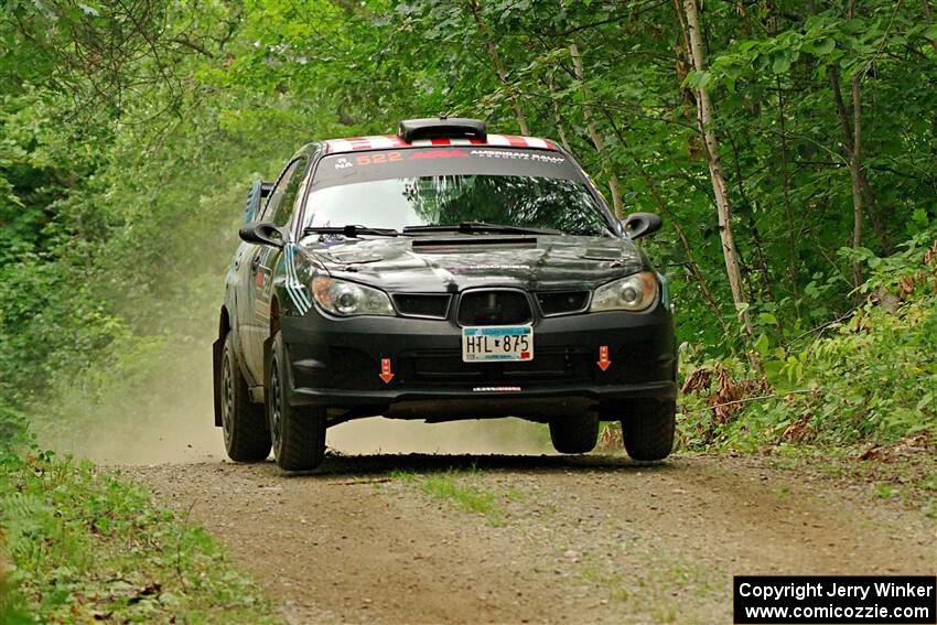 Matt James / Jackie James Subaru Impreza on SS15, Otterkill II.