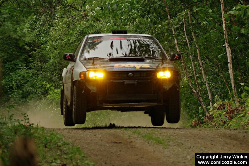 Jack Nelson / Isaac Zink Subaru Impreza on SS15, Otterkill II.